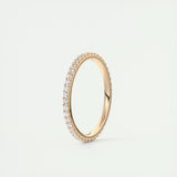 0.36 Round Cut Full Eternity Moissanite Bridal Wedding Band 11
