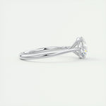 2.0 CT Round Cut Solitaire Moissanite Engagement Ring 2