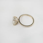 2.77 CT Cushion Cut Hidden Halo Pave Moissanite Engagement Ring 9