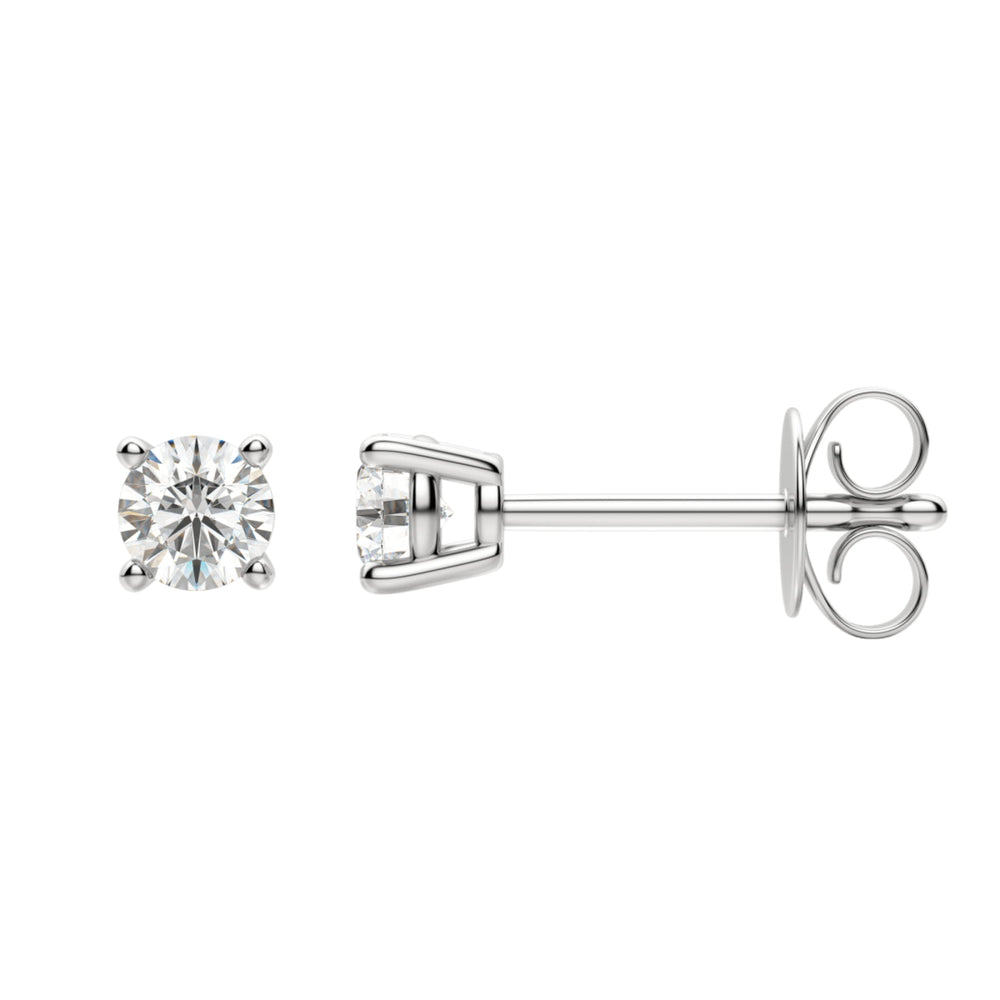 
                  
                    0.50 TCW-1.0 TCW Round Cut Moissanite Solitaire Stud Earrings 3
                  
                