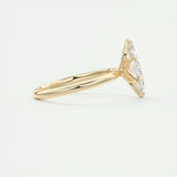 1.98 CT Marquise Cut Solitaire Moissanite Engagement Ring 9