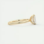 1.91 CT Emerald Cut Solitaire Moissanite Engagement Ring 9