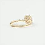2.0 CT Round Pave Moissanite Engagement Ring 10