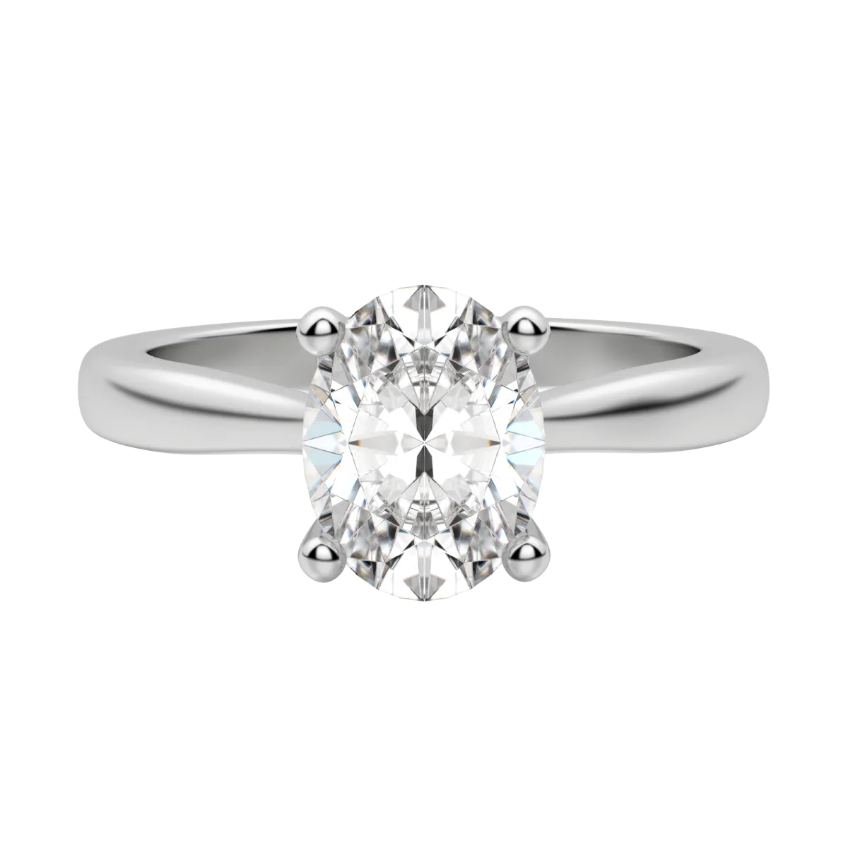 
                  
                    1.33 CT Oval Cut Solitaire Moissanite Engagement Ring 3
                  
                