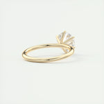 2.0 CT Round Cut Solitaire Moissanite Engagement Ring 11
