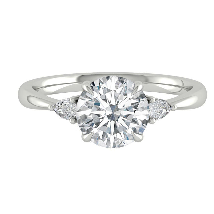 
                  
                    2.65 CT Round Cut Three Stone Moissanite Engagement Ring 6
                  
                