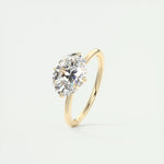 1.91 CT Oval Hidden Halo Moissanite Engagement Ring 10