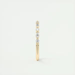 0.32 Marquise & Round Alternative Moissanite Wedding Band 14