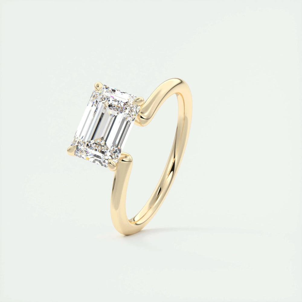 
                  
                    1.91 CT Emerald Cut Solitaire Moissanite Engagement Ring 11
                  
                