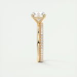 2.0 CT Round Cut Solitaire Moissanite Engagement Ring 13