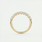1.80 Emerald Cut Half Eternity Moissanite Bridal Wedding Band 17
