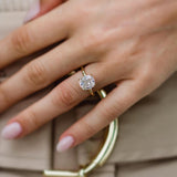 2.80 CT Cushion Solitaire Moissanite Engagement Ring 1