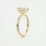 2.03 CT Asscher Cut Solitaire Moissanite Engagement Ring 13