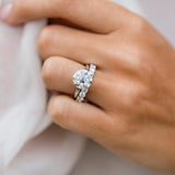 3.0 CT Round Solitaire Moissanite  Engagement Ring 8