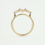 2.0 CT Round Cut Three Stone Moissanite Engagement Ring 15