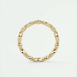 0.98 Marquise and Round Bezel Moissanite Bridal Wedding Band 10