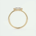 1.47 CT Round Rose Cut  Solitaire Double Prong Moissanite Engagement Ring 14