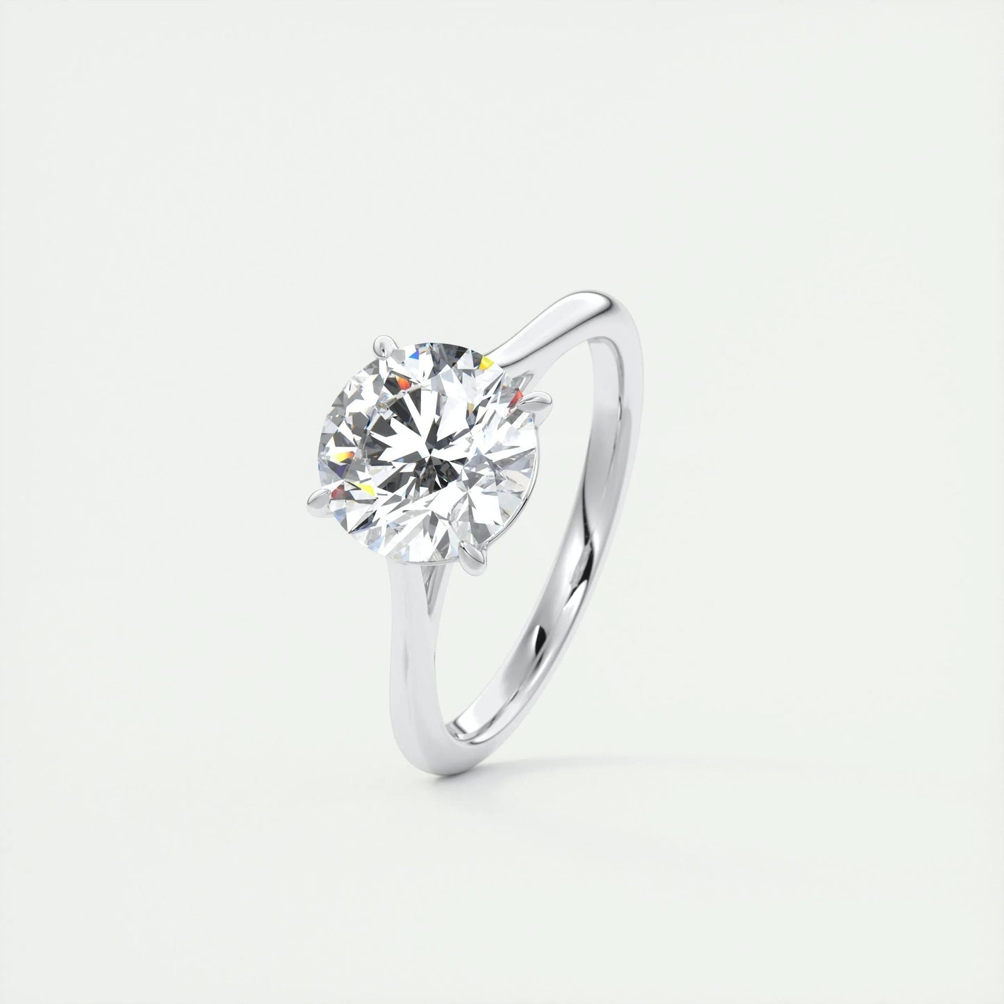 
                  
                    2.0 CT Round Cut Solitaire Moissanite Engagement Ring 4
                  
                
