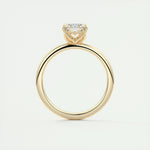 1.91 CT Emerald Cut Solitaire Moissanite Engagement Ring 14