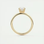 1.91 CT Oval Cut Solitaire Moissanite Engagement Ring 15