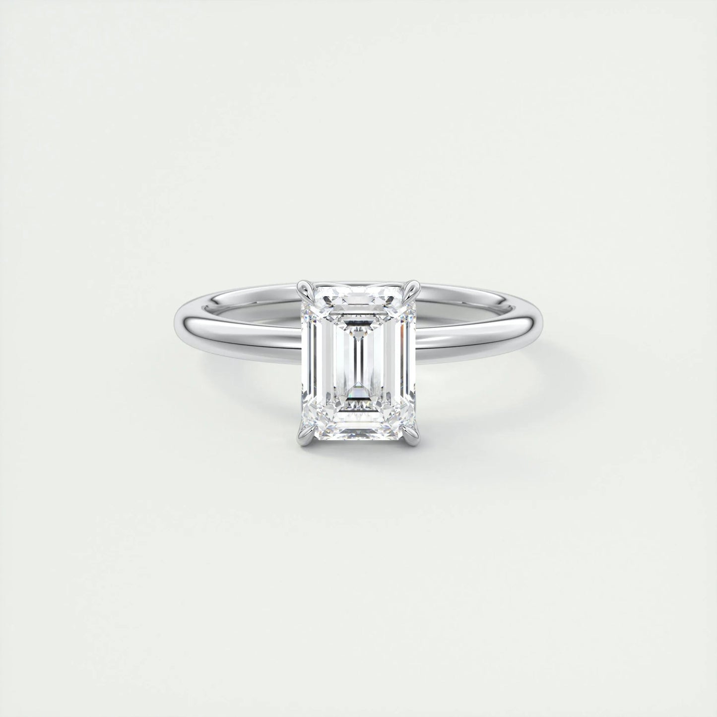 
                  
                    1.91 CT Emerald Cut Solitaire Moissanite Engagement Ring 1
                  
                