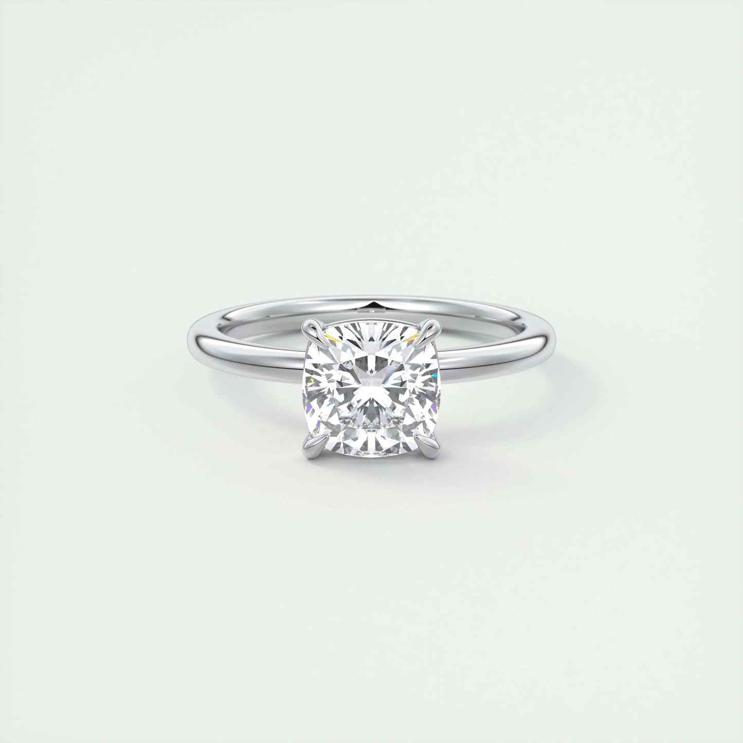 
                  
                    2.15 CT Cushion Cut Solitaire Moissanite Engagement Ring
                  
                