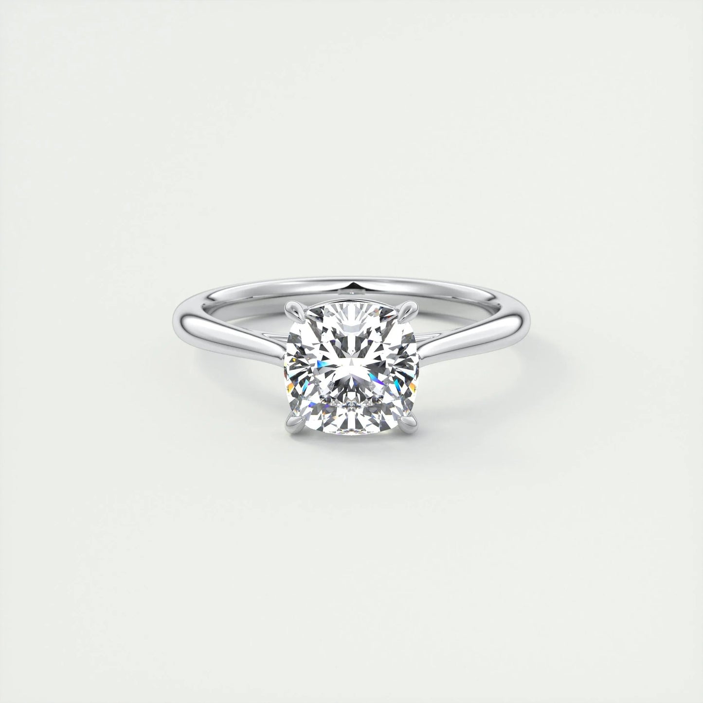 
                  
                    2.15 CT Cushion Cut Solitaire Moissanite Engagement Ring 1
                  
                