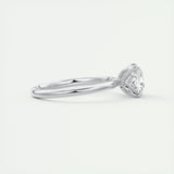 1.49 CT Cushion Cut Solitaire Moissanite Engagement Ring 2