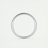 0.37 Round Cut Full Eternity Moissanite Bridal Wedding Band 5