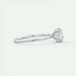 2.15 CT Cushion Hidden Halo Moissanite Engagement Ring 2