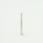 0.36 Round Cut Full Eternity Moissanite Bridal Wedding Band 8