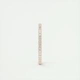 0.36 Round Cut Full Eternity Moissanite Bridal Wedding Band 8