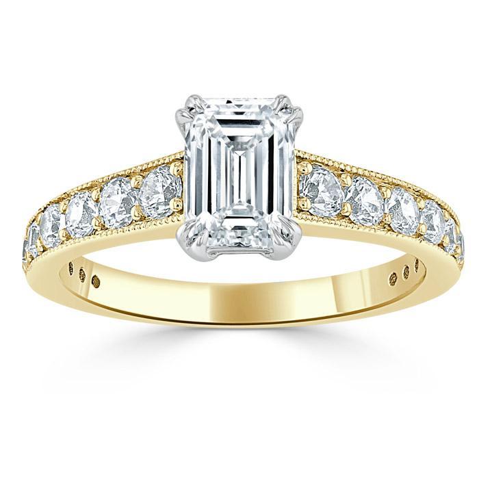 
                  
                    0.75 CT Emerald Cut Solitaire Moissanite Engagement Ring 5
                  
                