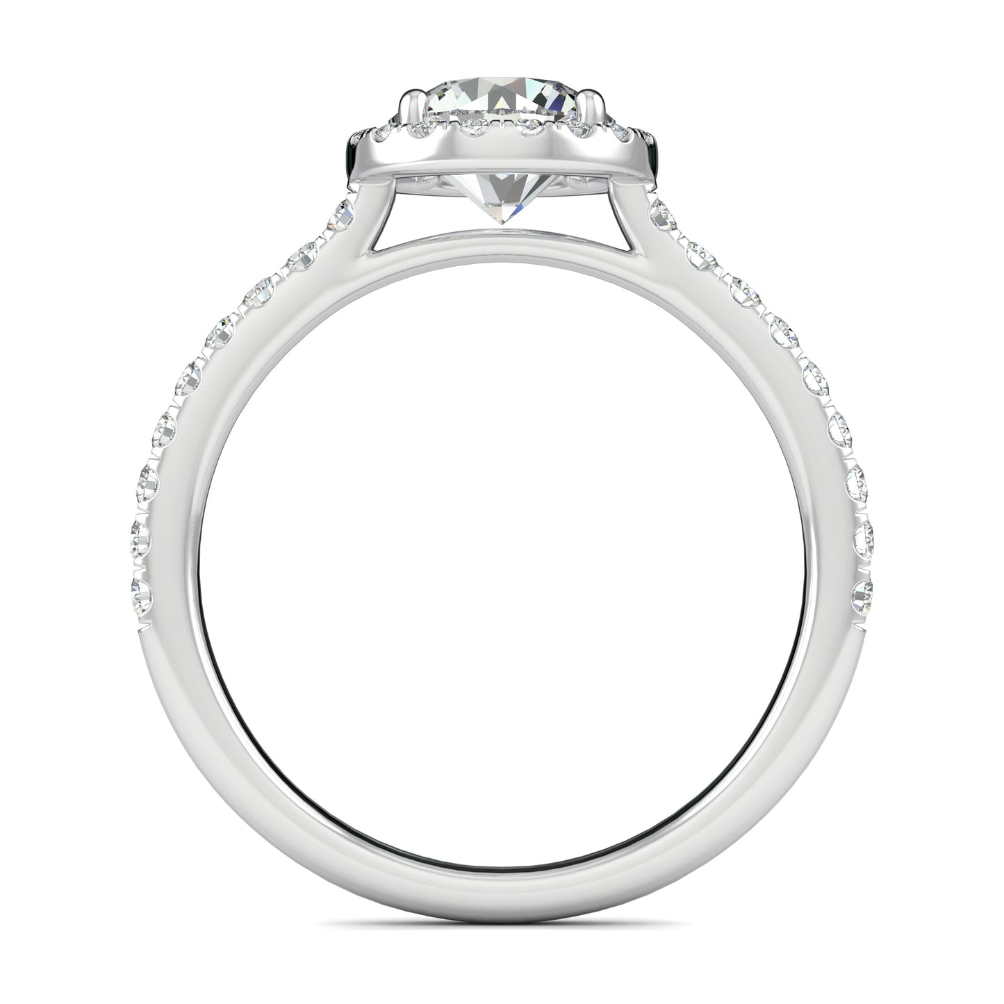
                  
                    1.0 CT Round Cut Halo Moissanite Engagement Ring 11
                  
                