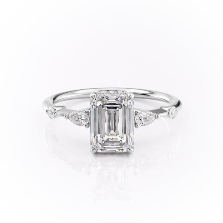 
                  
                    1.91 CT Emerald Cut Solitaire Hidden Halo Setting Moissanite Engagement Ring
                  
                