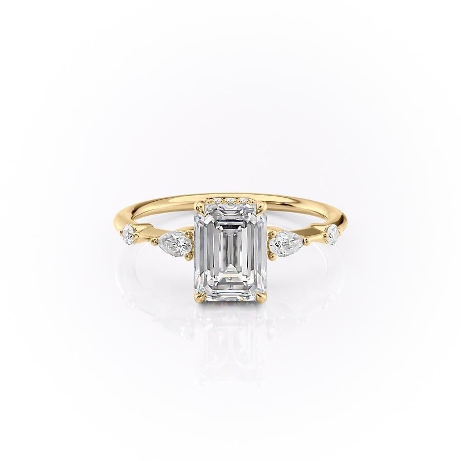 
                  
                    1.91 CT Emerald Cut Solitaire Hidden Halo Setting Moissanite Engagement Ring 11
                  
                
