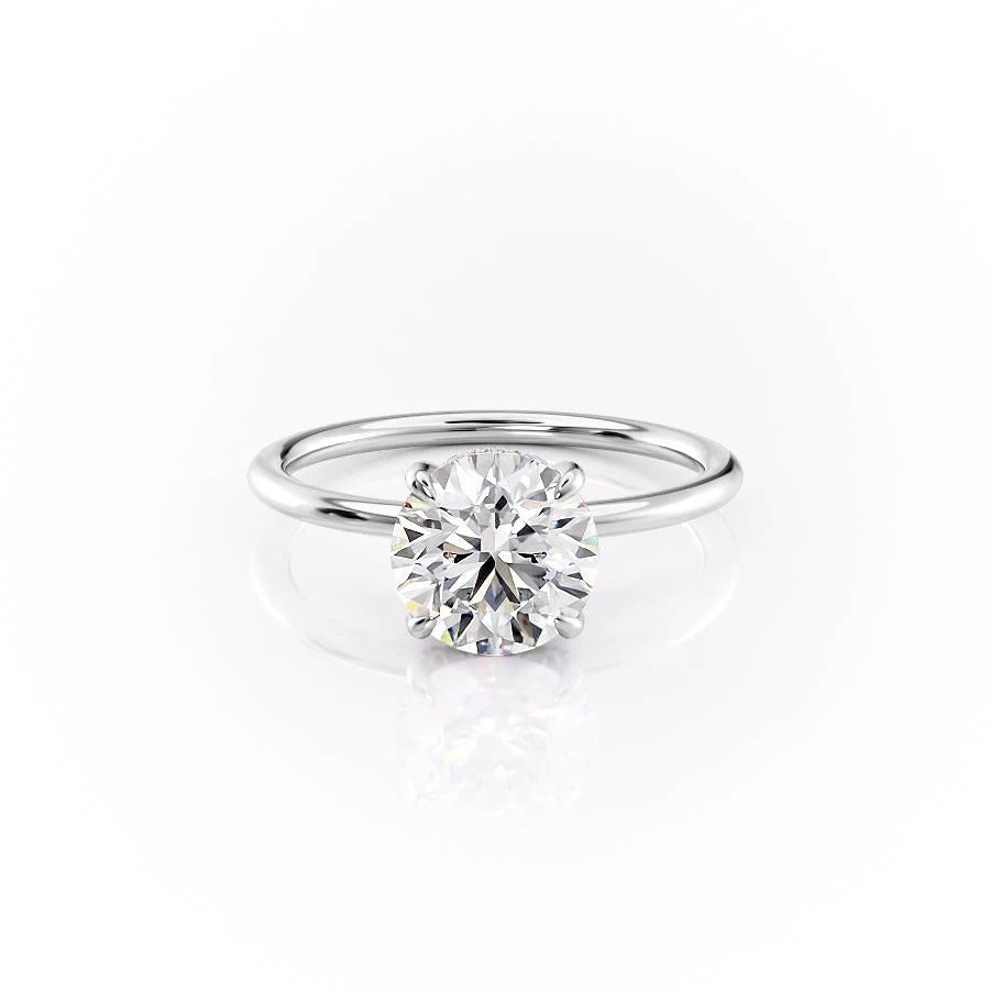 
                  
                    1.60 CT Round Cut Solitaire Hidden Halo Moissanite Engagement Ring
                  
                