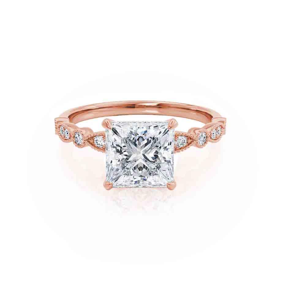 
                  
                    1.20 CT Princess Shaped Moissanite Solitaire Engagement Ring 1
                  
                