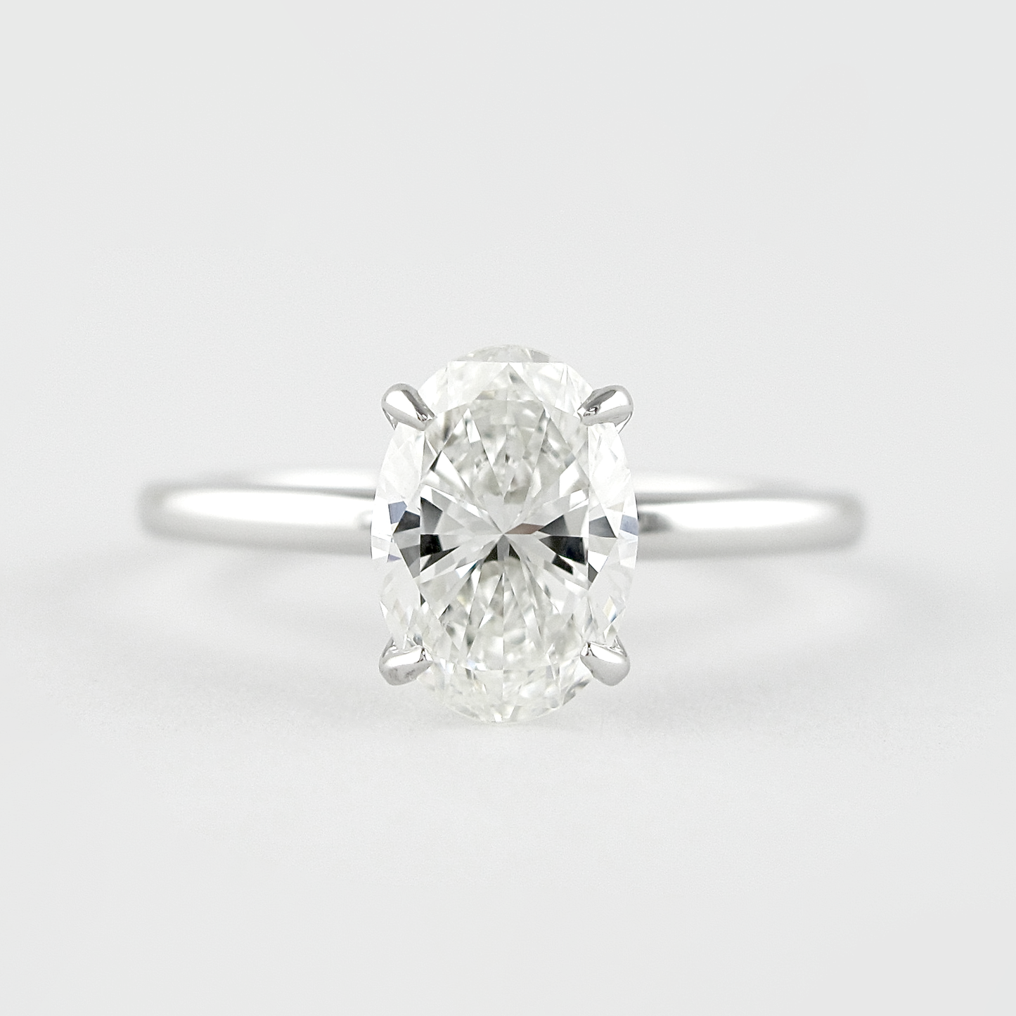 
                  
                    1.33 CT Oval Solitaire Style Moissanite Engagement Ring
                  
                