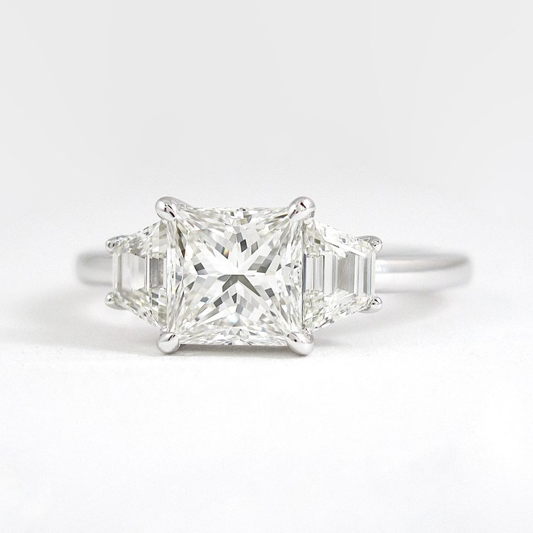 
                  
                    1.75 CT Princess Three Stone Style Moissanite Engagement Ring 5
                  
                