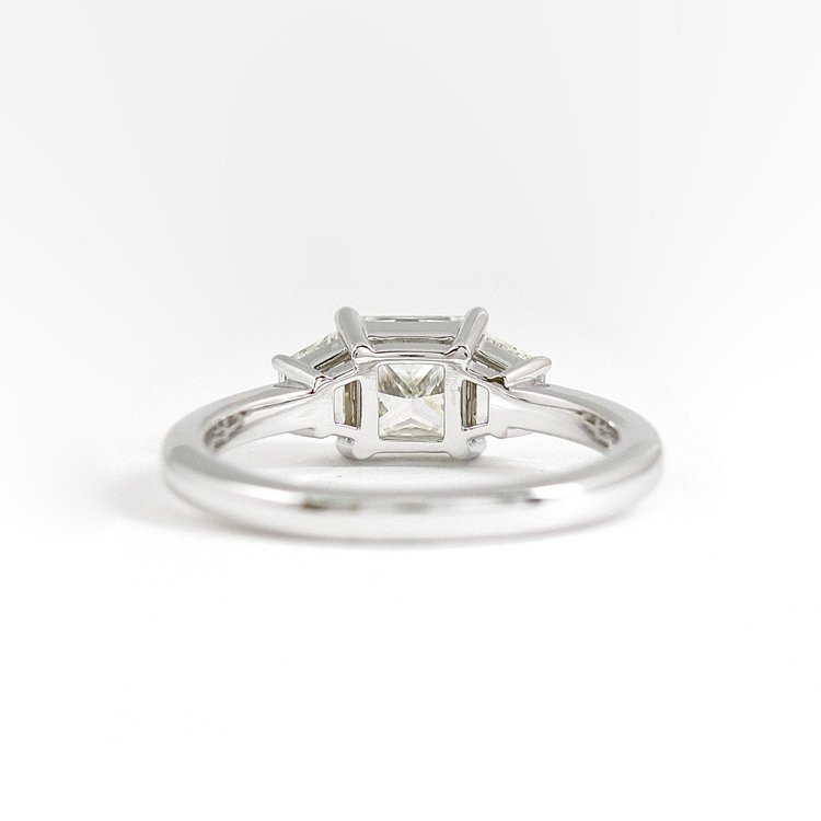 
                  
                    1.75 CT Princess Three Stone Style Moissanite Engagement Ring 3
                  
                