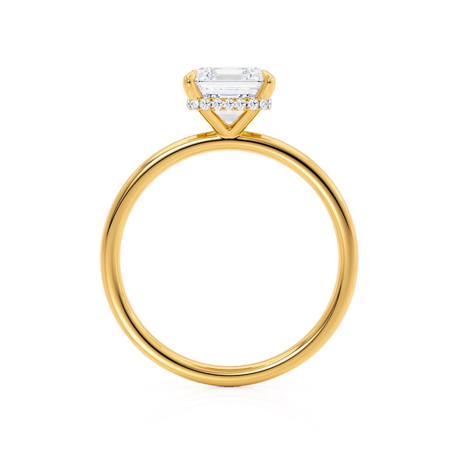 
                  
                    1.50 CT Asscher Shaped Moissanite Hidden Halo Style Engagement Ring 4
                  
                