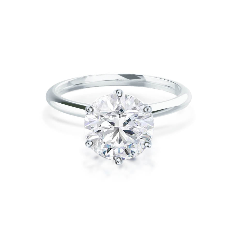 
                  
                    2.20 CT Round Shaped Moissanite Solitaire Engagement Ring 3
                  
                
