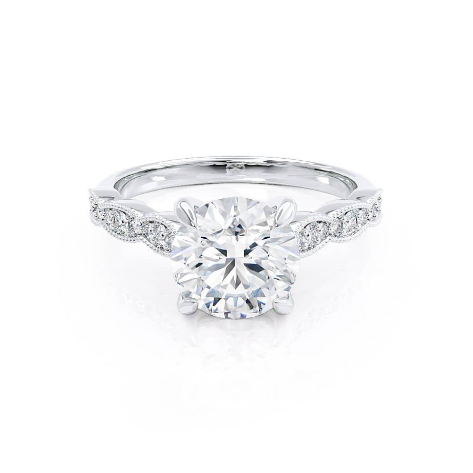 
                  
                    1.0 CT Round Shaped Solitaire Moissanite Engagement Ring
                  
                