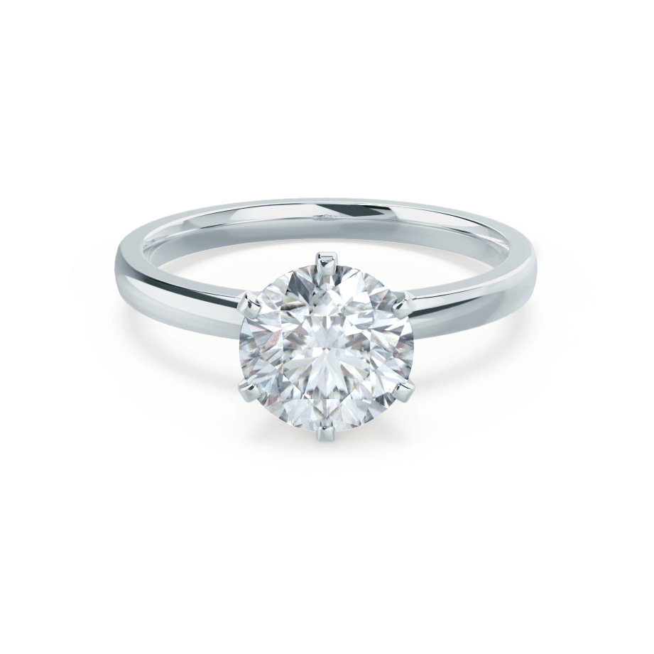 
                  
                    1.50 CT Round Shaped Moissanite Solitaire Engagement Ring 4
                  
                