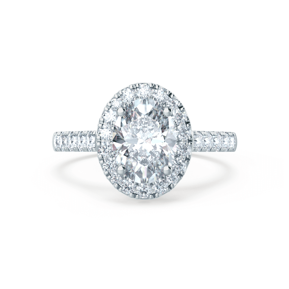 
                  
                    1.50 CT Oval Shaped Moissanite Halo Style Engagement Ring
                  
                