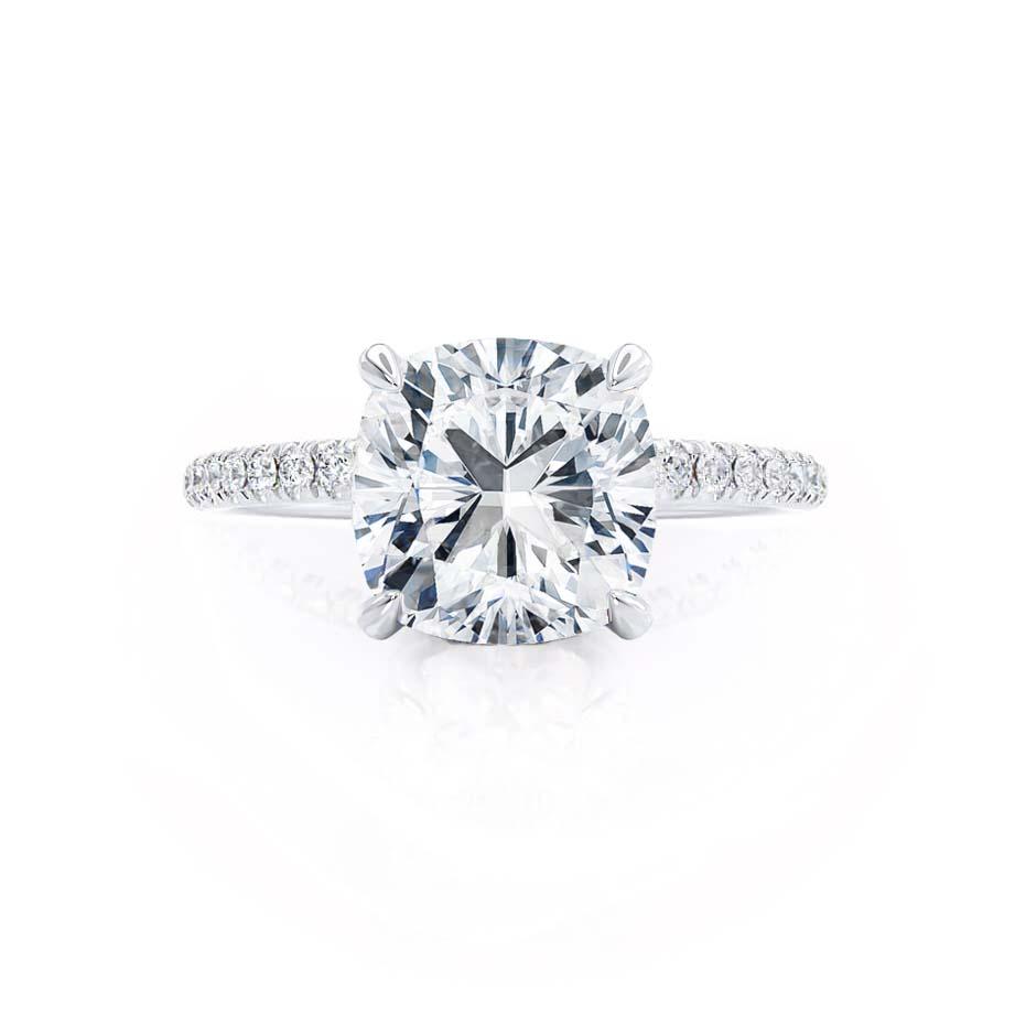 
                  
                    2.40 CT Cushion Shaped Moissanite Hidden Halo Style Engagement Ring 5
                  
                