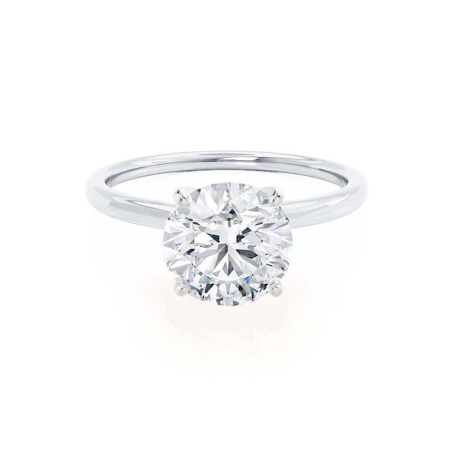 
                  
                    1.20 CT Round Shaped Solitaire Moissanite Engagement Ring 6
                  
                