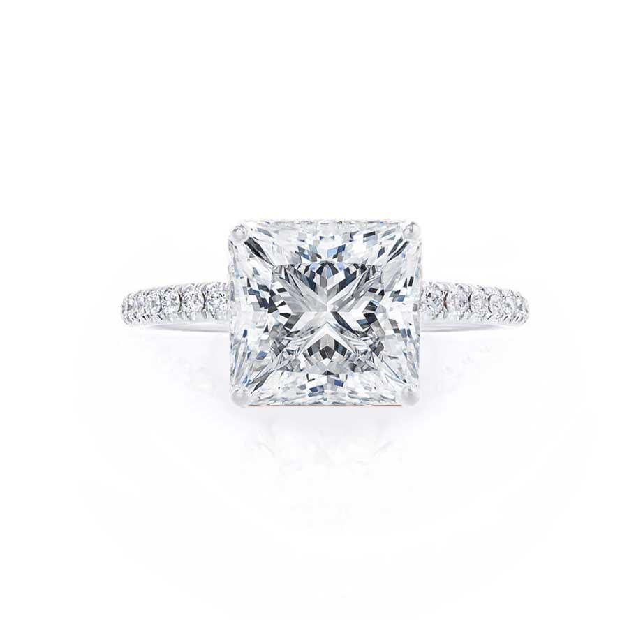 
                  
                    1.50 CT Princess Shaped Moissanite Solitaire Engagement Ring 5
                  
                