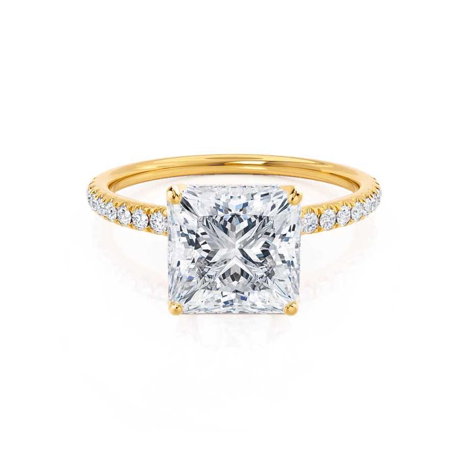 
                  
                    1.50 CT Princess Shaped Moissanite Solitaire Style Engagement Ring 4
                  
                